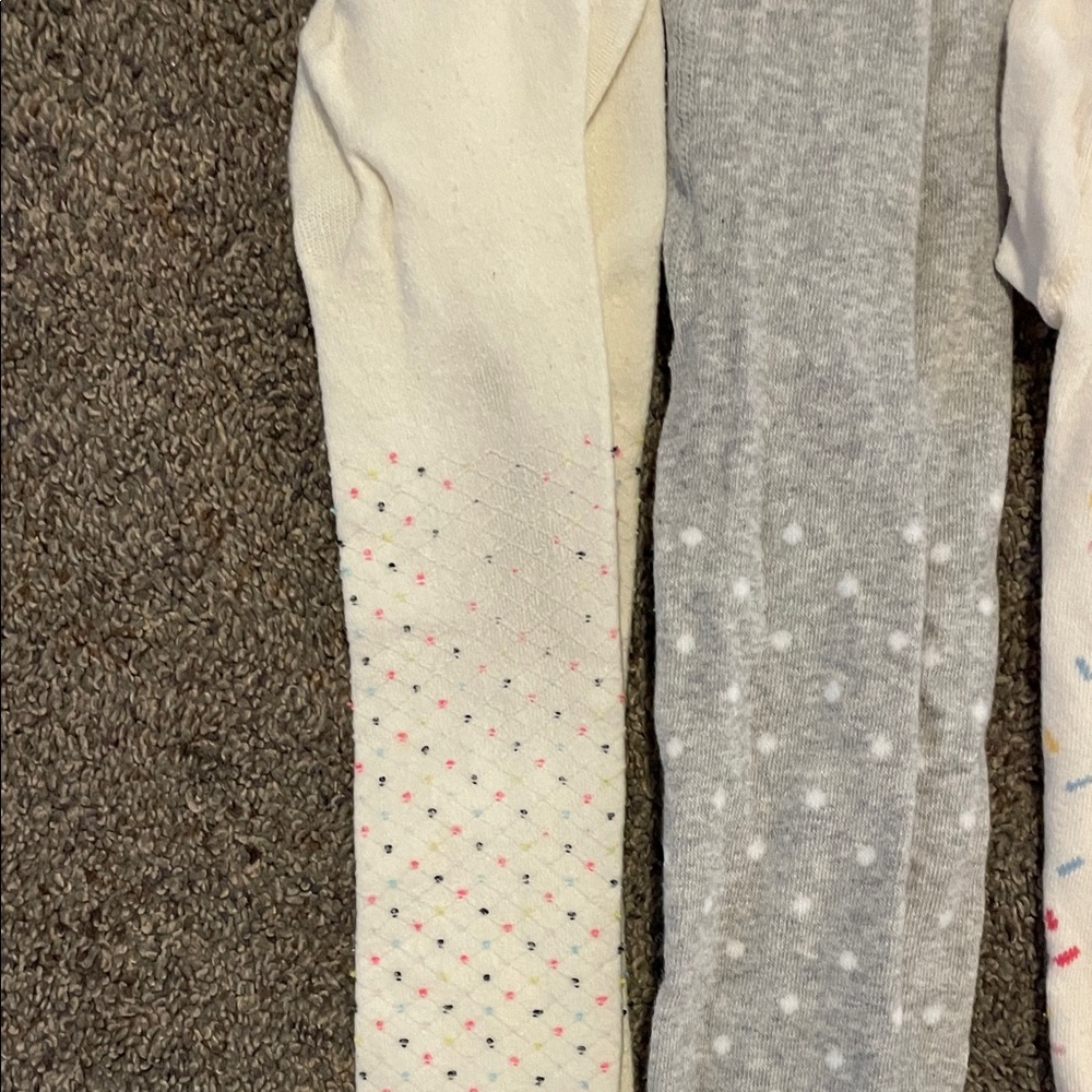 Kids Fun Patterned Tights Set - Picture 3 of 7